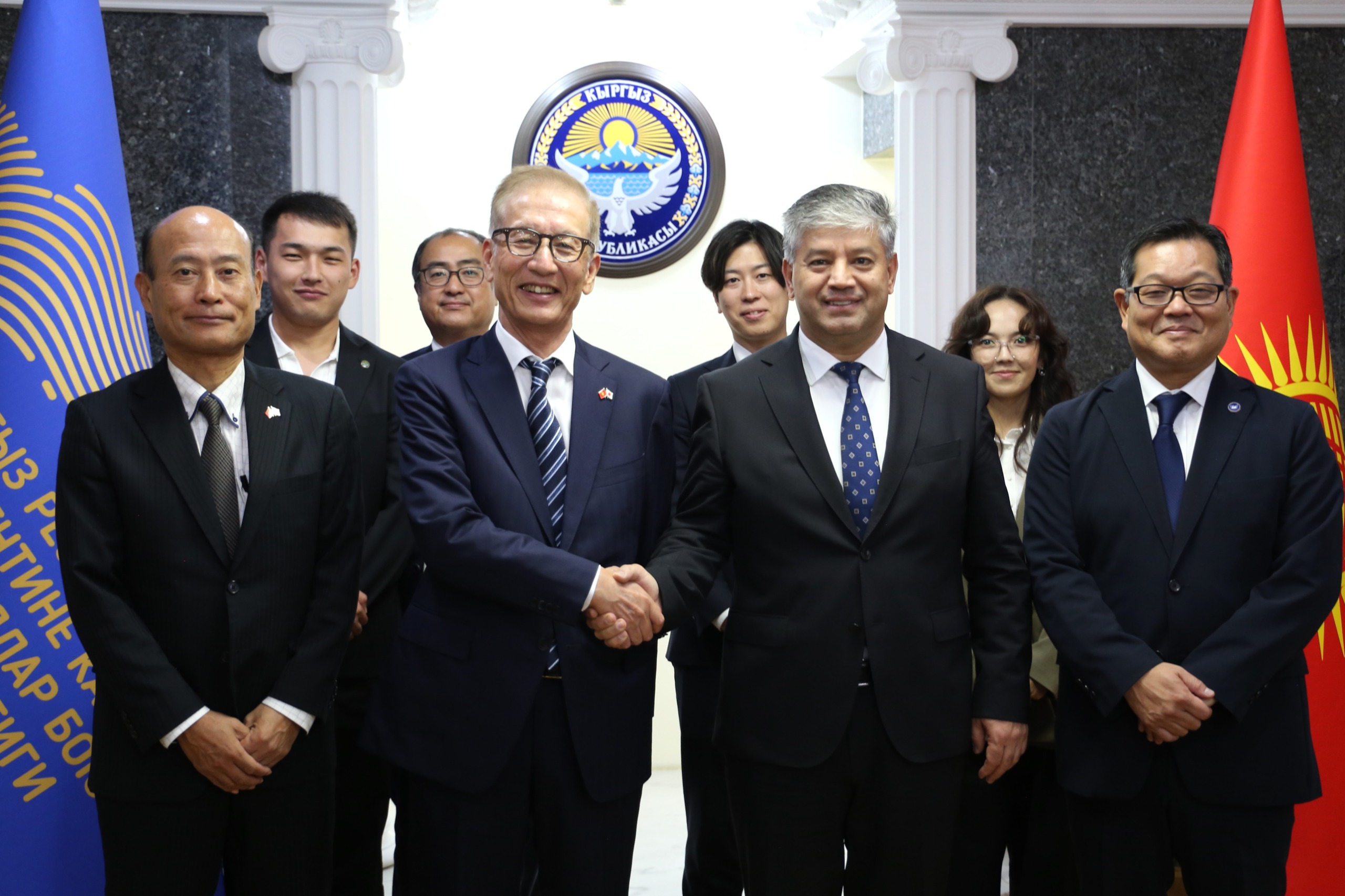 Встреча с представителями японской компании Nagoya Railroad Co., Ltd. в Национальном агентстве